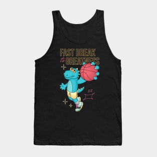 Dino The Basketball Player Tank Top